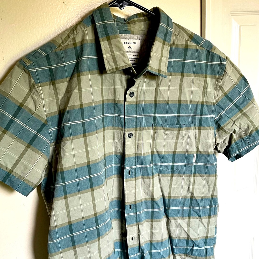Quiksilver casual SS men’s button down shirt